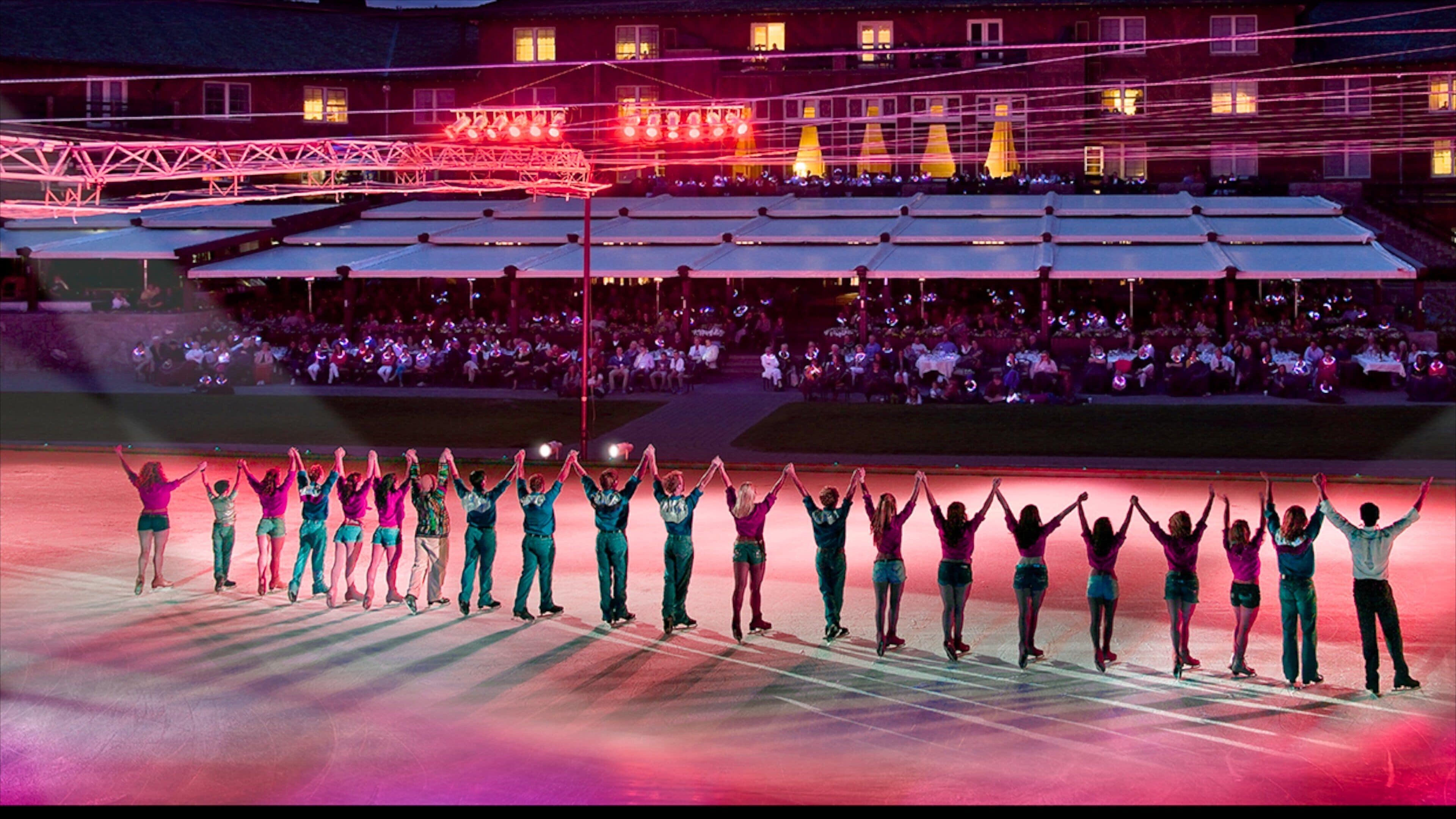 Sun Valley Ski Resort which includes night scenes, nightlife and performance art