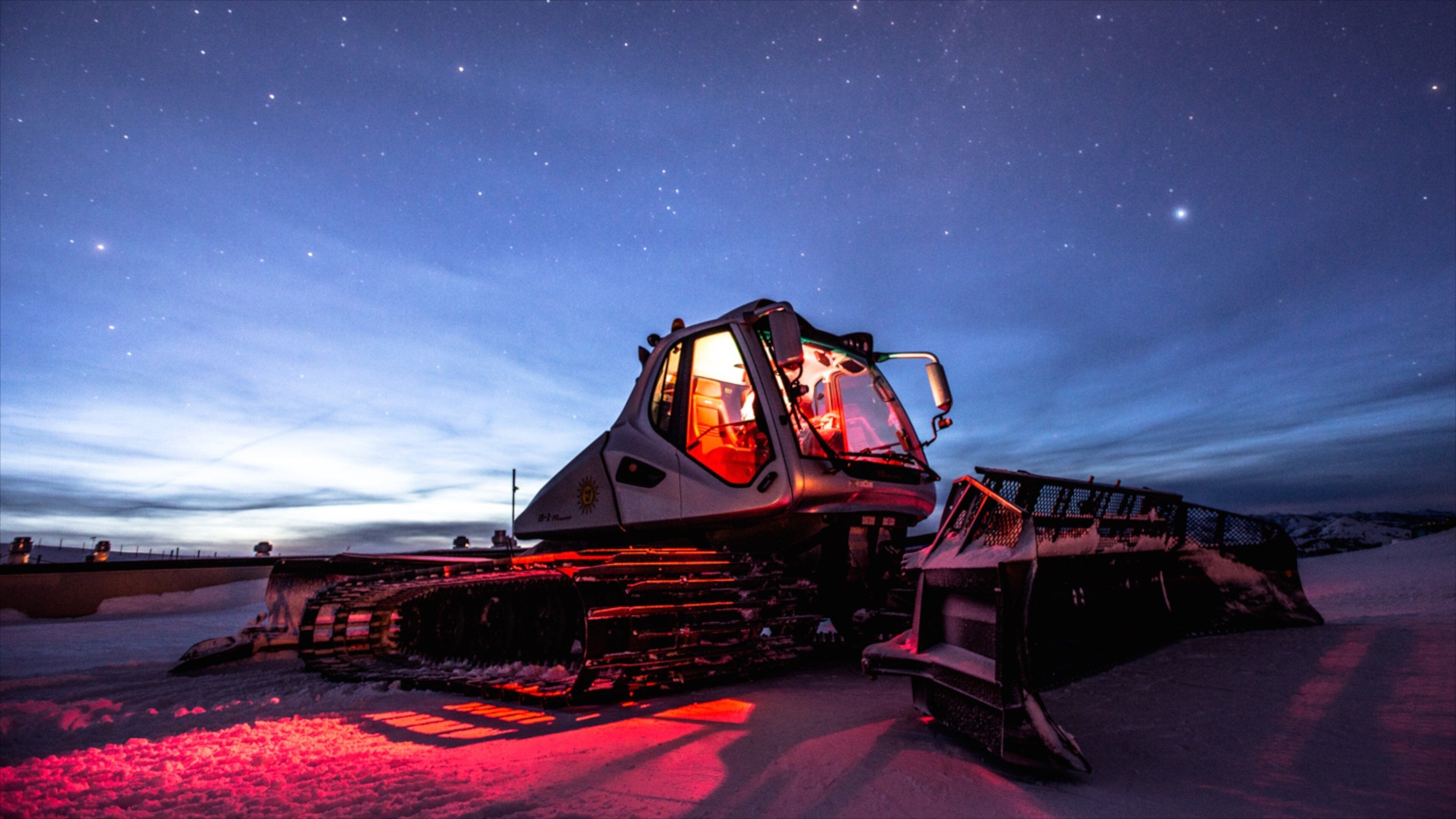 Sun Valley Ski Resort featuring night scenes and snow