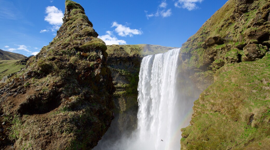 Skogafoss featuring a cascade