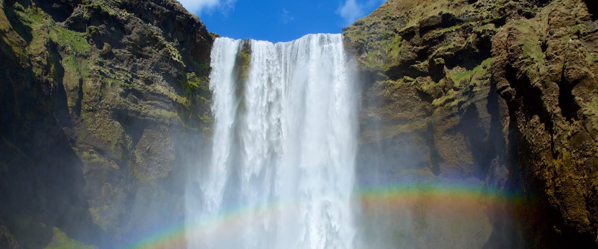 Skógafoss welches beinhaltet Kaskade