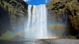 Skogafoss which includes a waterfall