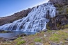 A view of the Dynjandi waterfalls.
These are magnificent falls and well worth the drive to get there.