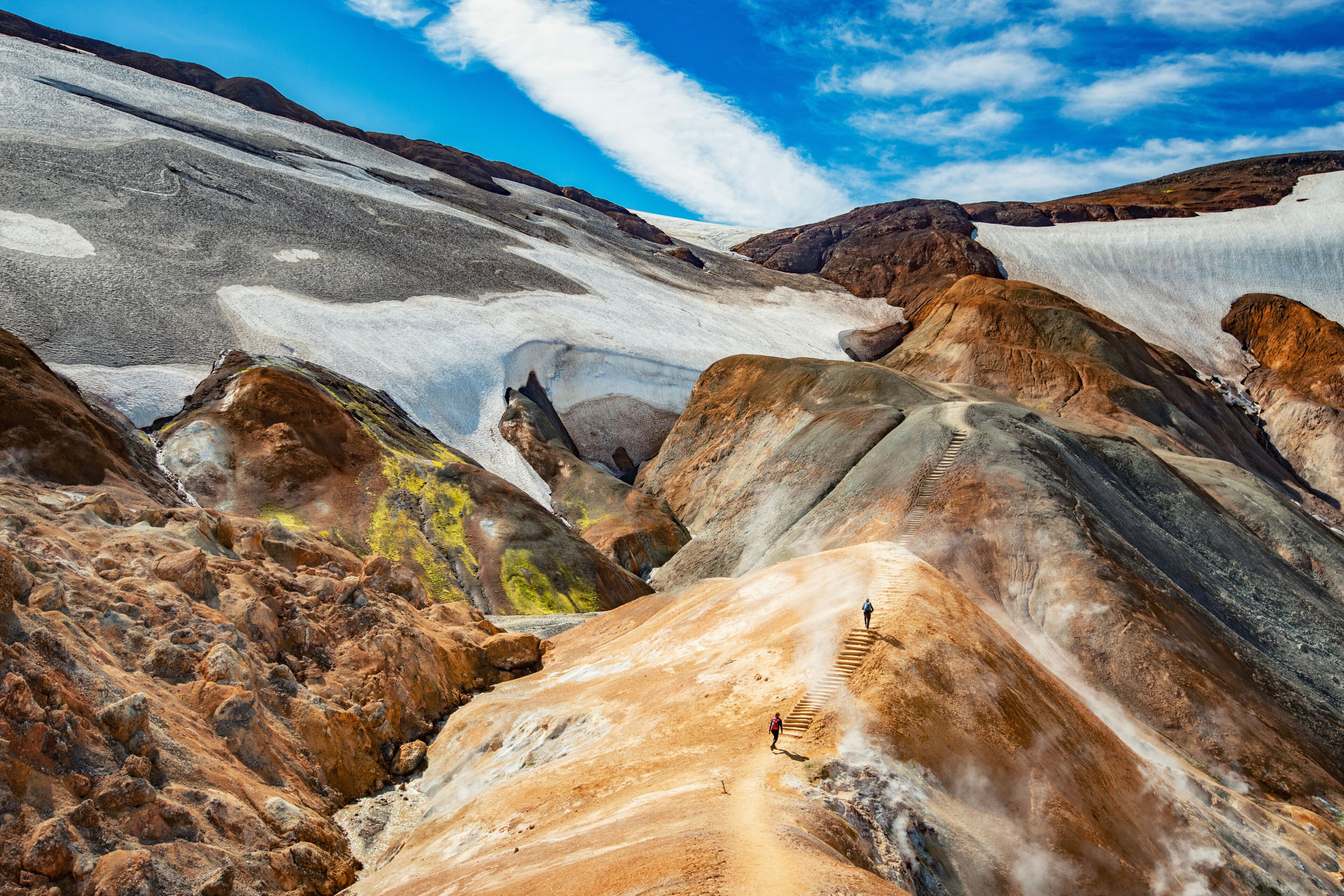 Kerlingarfjöll is a mountain range located in Iceland’s central highlands