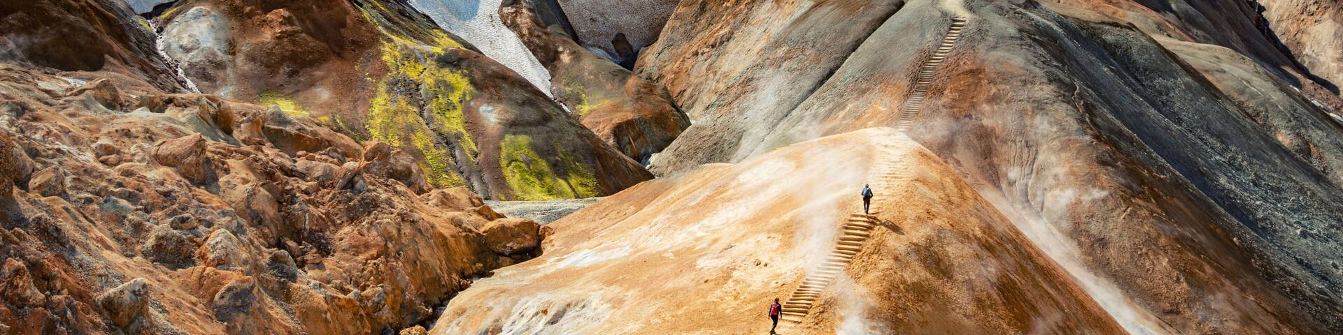 Kerlingarfjöll is a mountain range located in Iceland’s central highlands