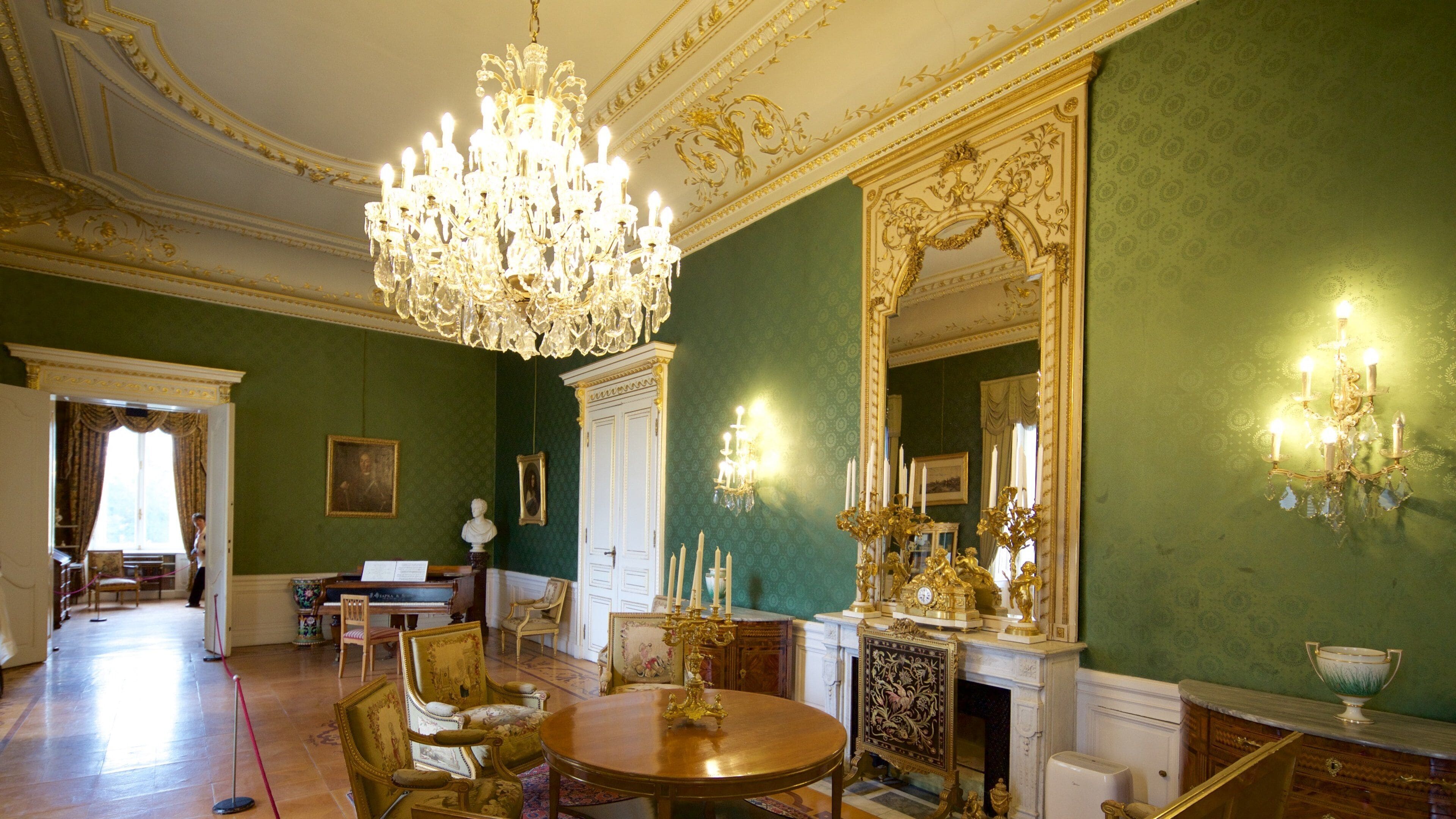 Palacio de Festetics mostrando un castillo y vistas de interior