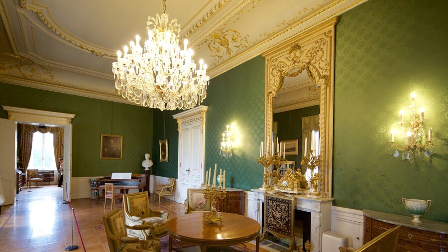 Festetics Palace featuring interior views and a castle