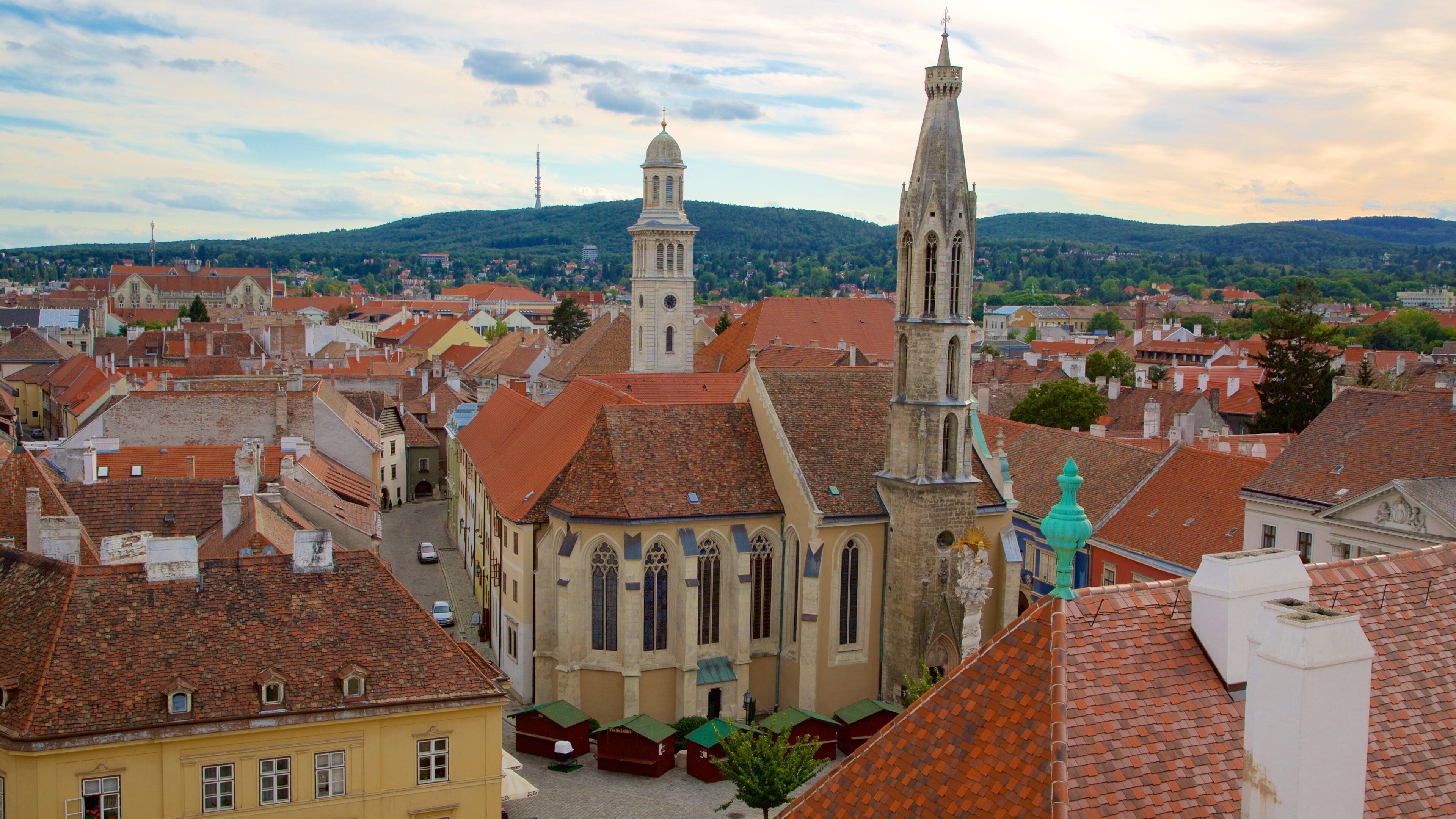 Goat Church which includes a city, heritage architecture and a church or cathedral