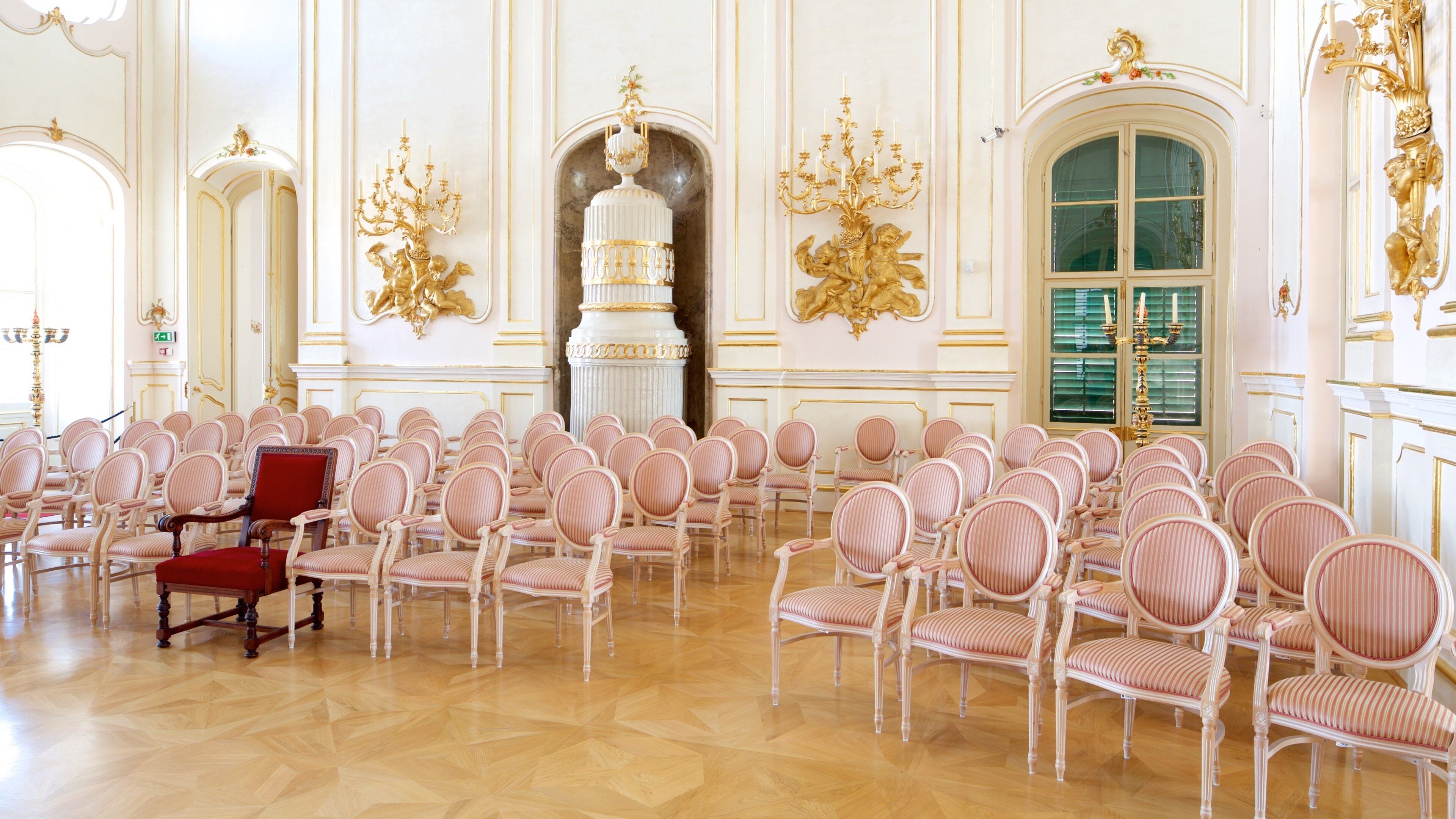 Esterhazy Palace which includes a castle and interior views