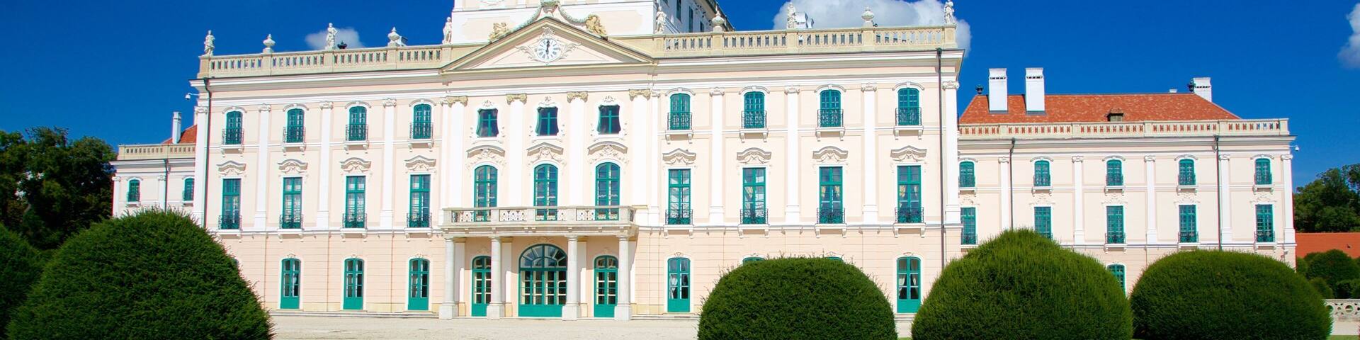 Esterhazy Palace showing heritage architecture and chateau or palace
