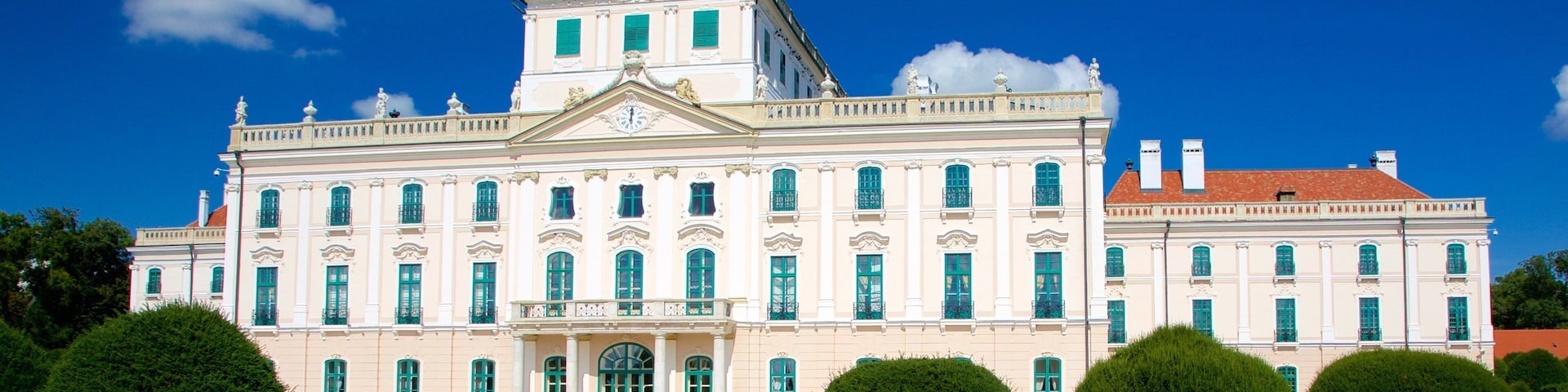 Esterhazy Palace showing heritage architecture and chateau or palace