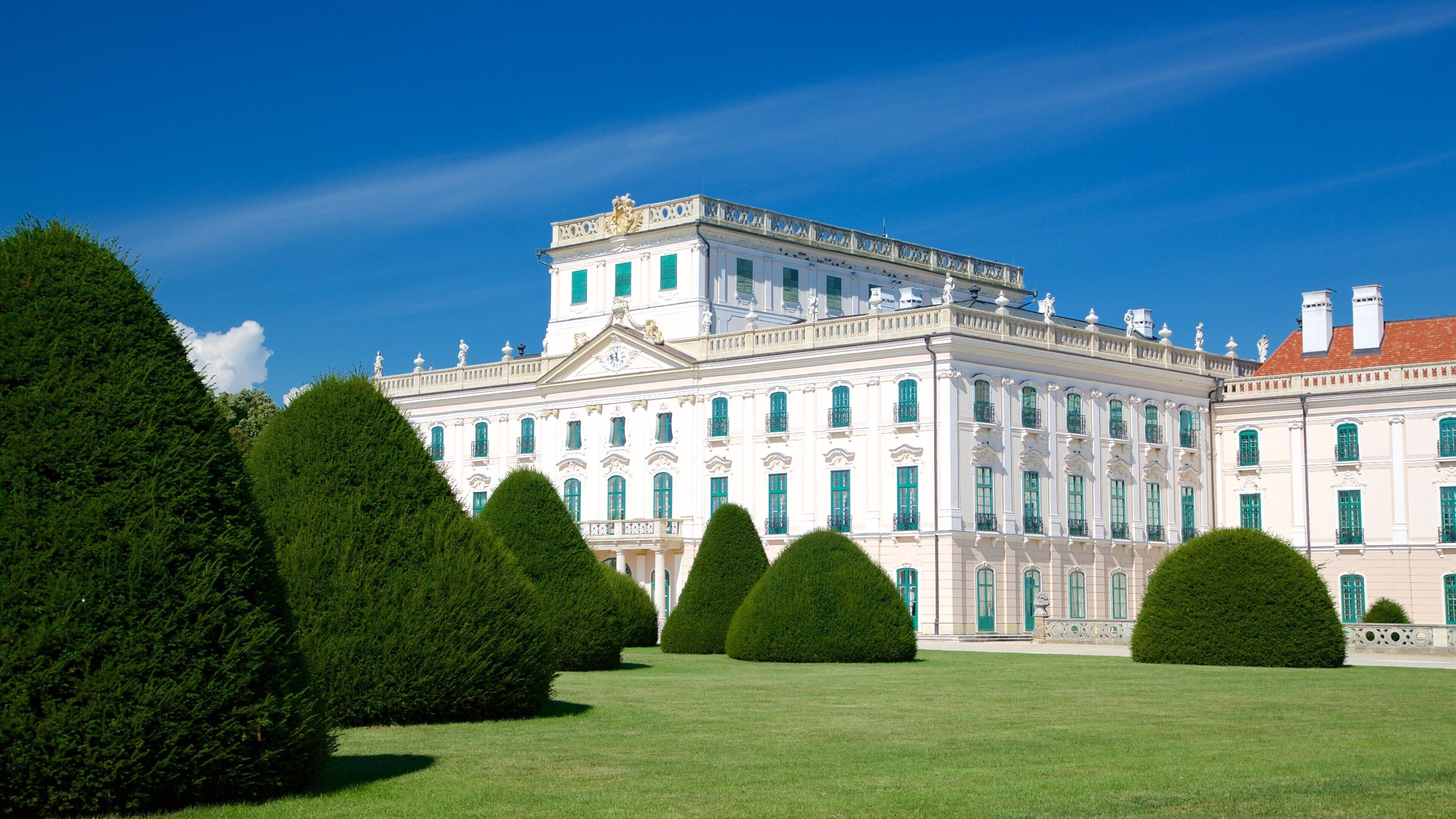 Esterhazy Palace which includes a garden, chateau or palace and heritage architecture
