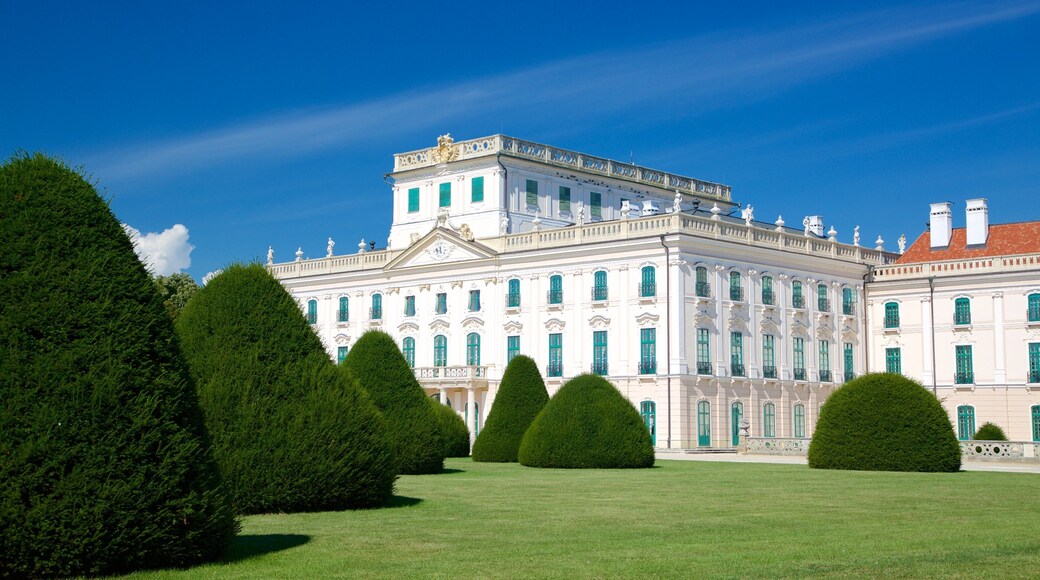 Esterhazy Palace featuring chateau or palace, heritage architecture and a park