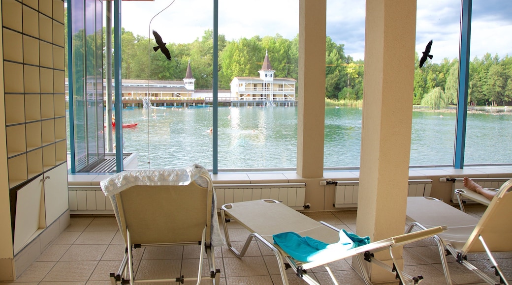 Lake Heviz featuring a luxury hotel or resort