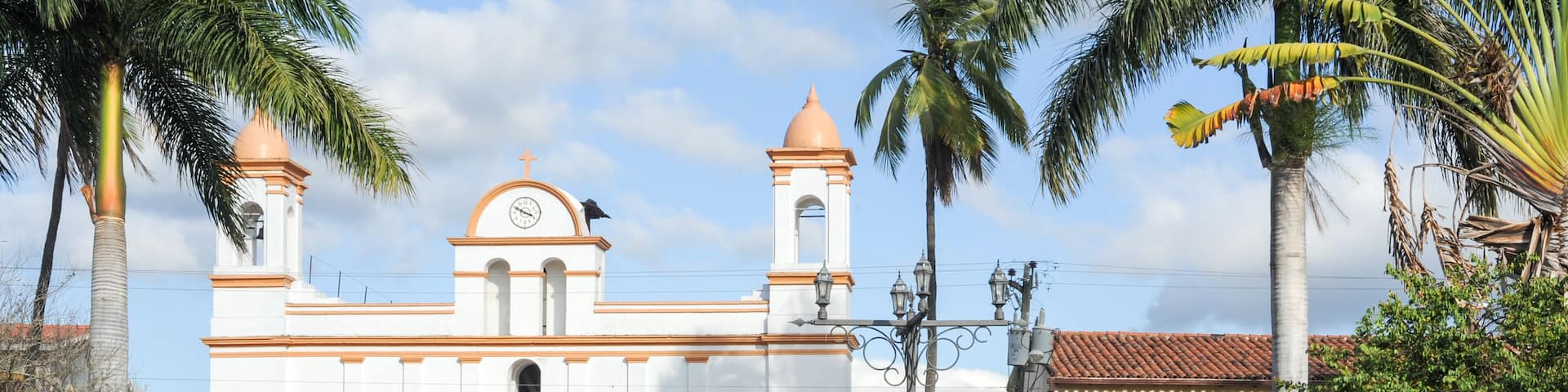 The colonial church of Copan ruinas