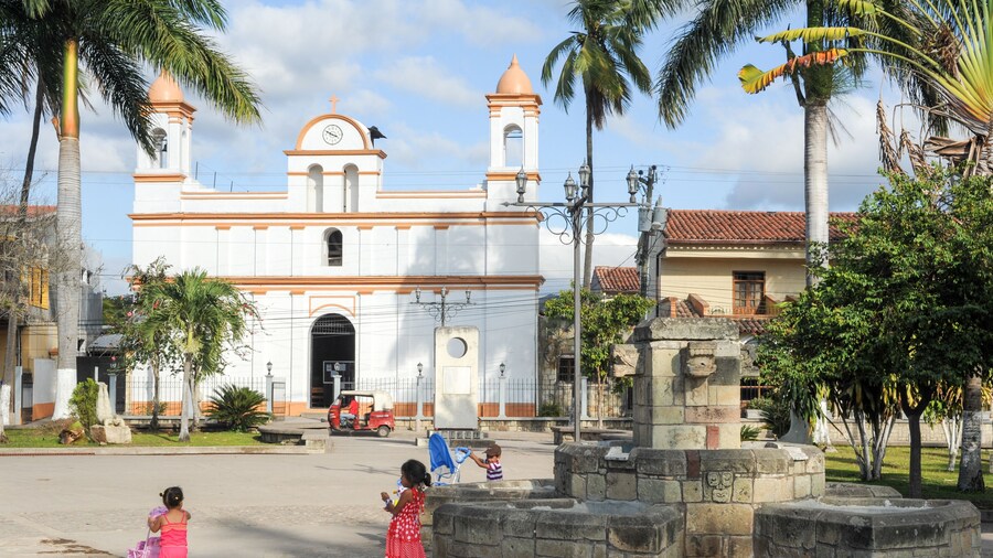 The colonial church of Copan ruinas