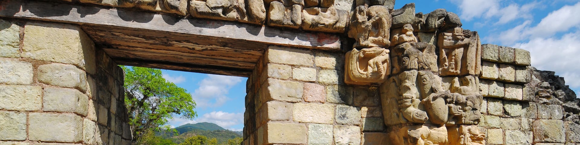 Western Honduras, Archeological Park in Copan, 2011 - One of the temples