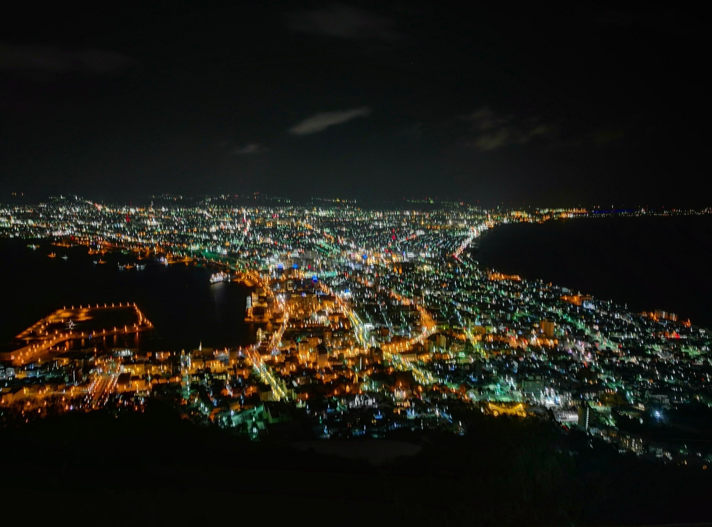 Highlight of the night , one of the best night view in the world 