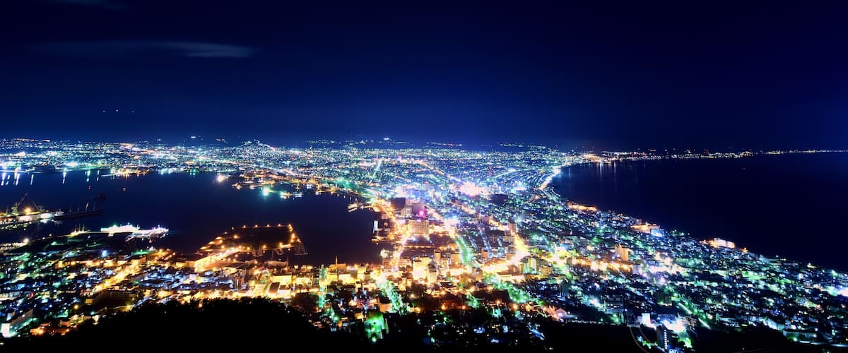 Night View from Mount Hakodate has been honored as one of three great night view sites in Japan.
Hakodate, Hokkaido , Japan