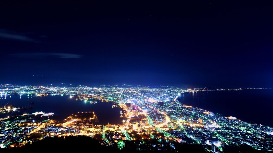 Night View from Mount Hakodate has been honored as one of three great night view sites in Japan.
Hakodate, Hokkaido , Japan