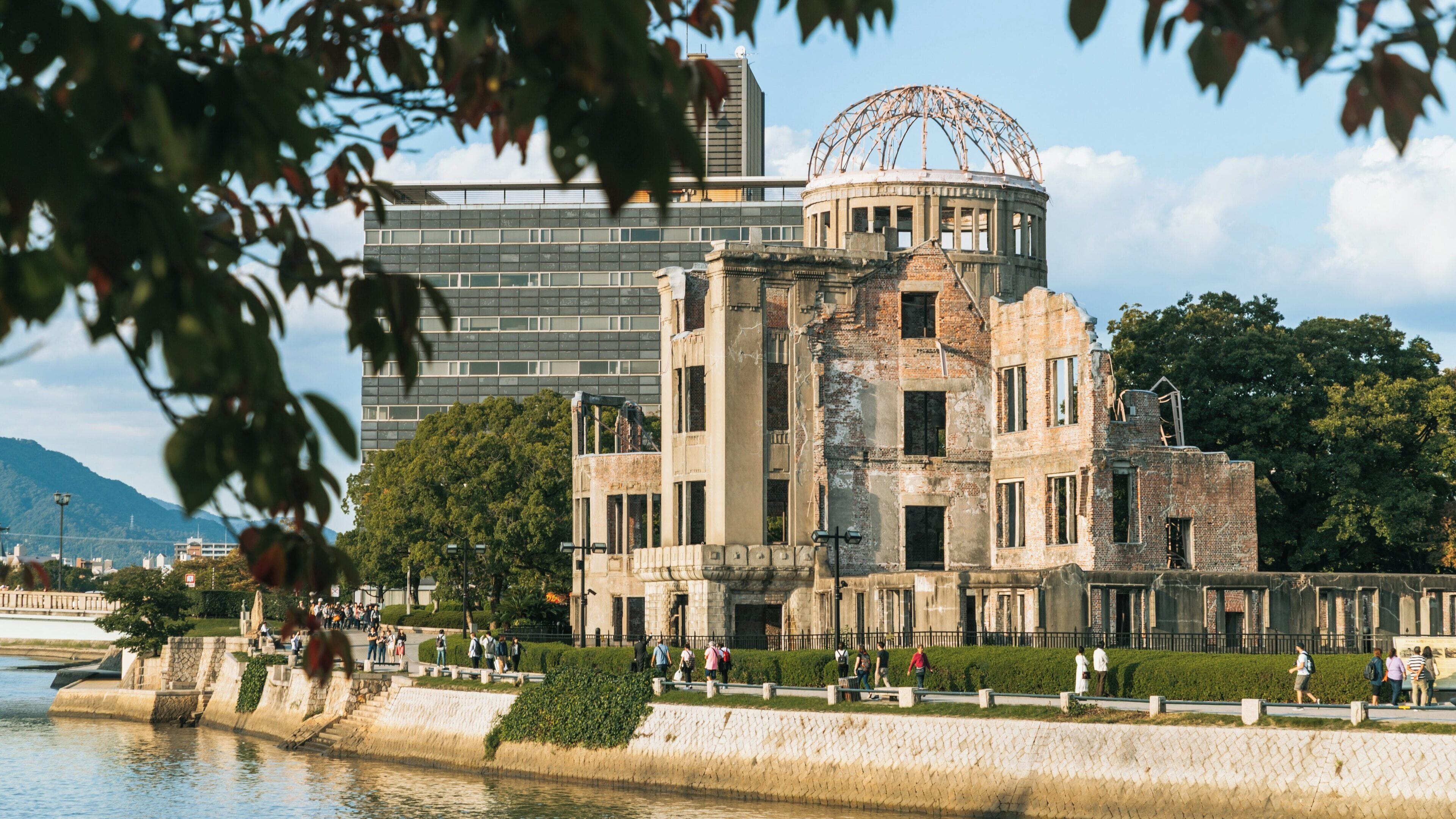 Historic Atomic Bomb Dome stands as a symbol of peace in Hiroshima City highlighting resilience and hope