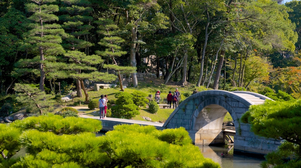 Shukkeien mostrando um jardim