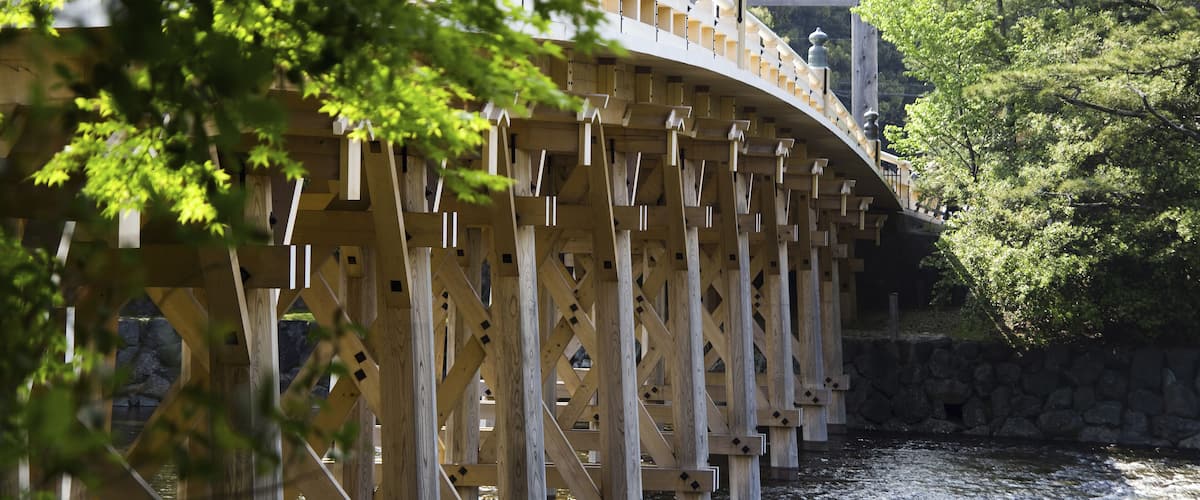 Uji Bridge of Inner Sanctuary of Ise Shrine