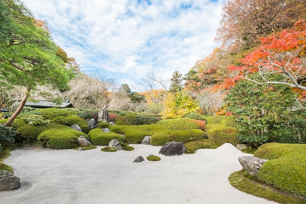 Beautiful autumn landscape at Meigetsuin,Kamakura; Shutterstock ID 682451479; Purchase Order: -
