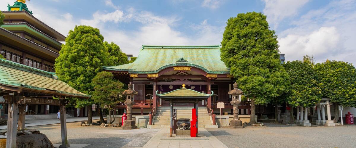 Kawasaki Daishi showing heritage elements and a temple or place of worship