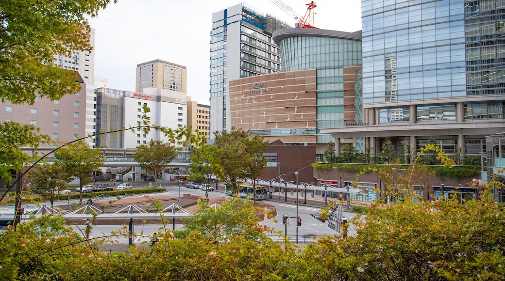 Muza Kawasaki Symphony Hall showing a city