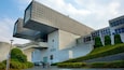 Kitakyushu City Art Museum which includes modern architecture and a city