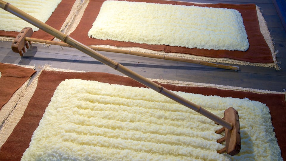 Hakutsuru sakebryggerimuseum som viser innendørs