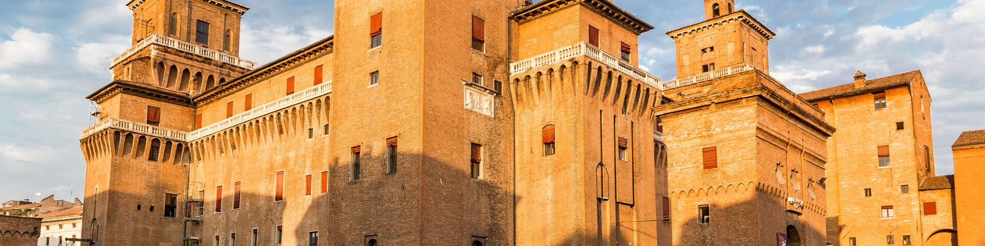 old Estense Castle in Ferrara in Italy