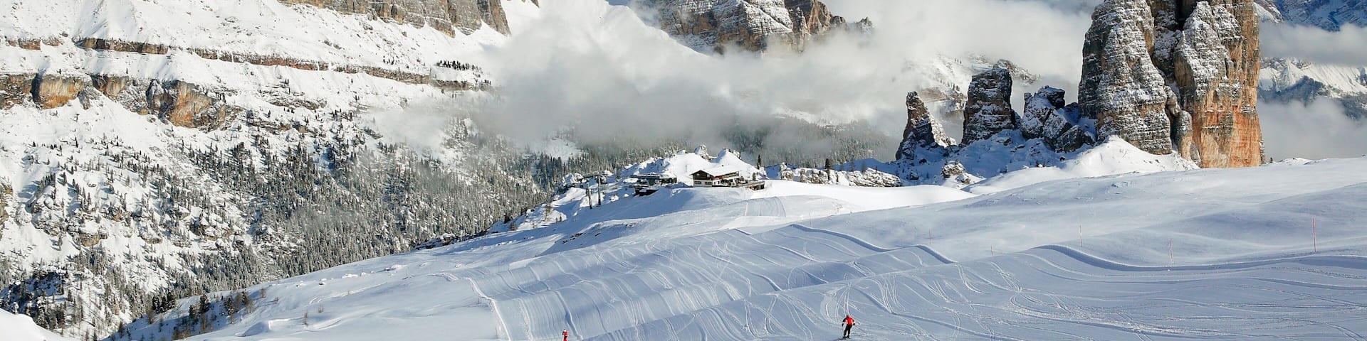 Cortina d\'Ampezzo Ski Resort featuring snow and mountains