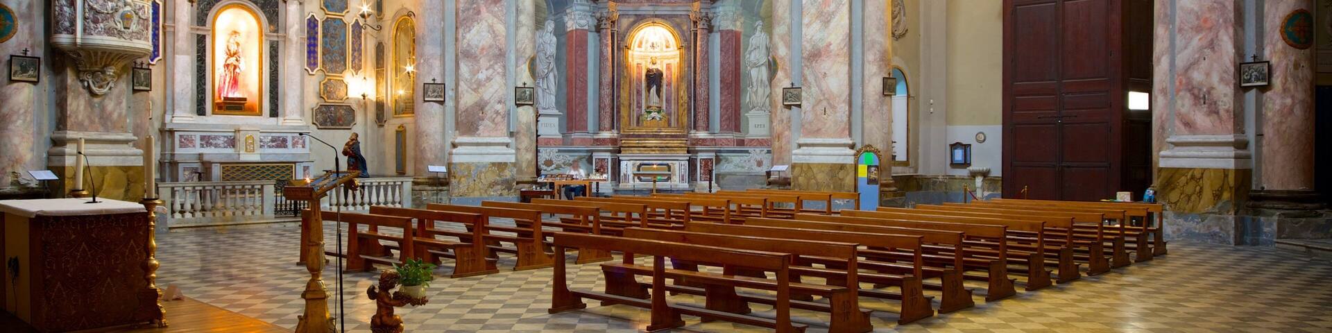 Chiesa di Santa Caterina featuring a church or cathedral, heritage elements and interior views