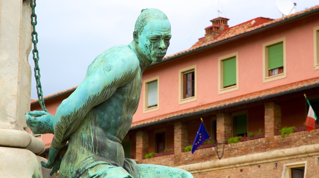 Monumento dei Quattro Mori mostrando un monumento, arte al aire libre y arte