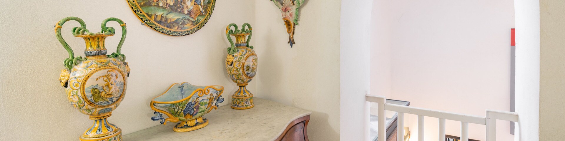 Museo Bottega della Tarsia Lignea which includes interior views and heritage elements