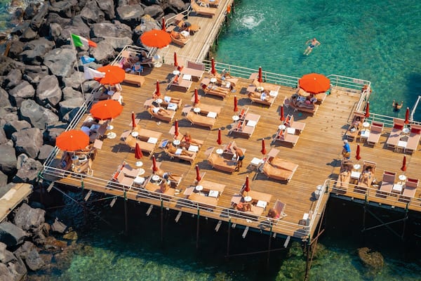 Museo Correale di Terranova as well as a small group of people