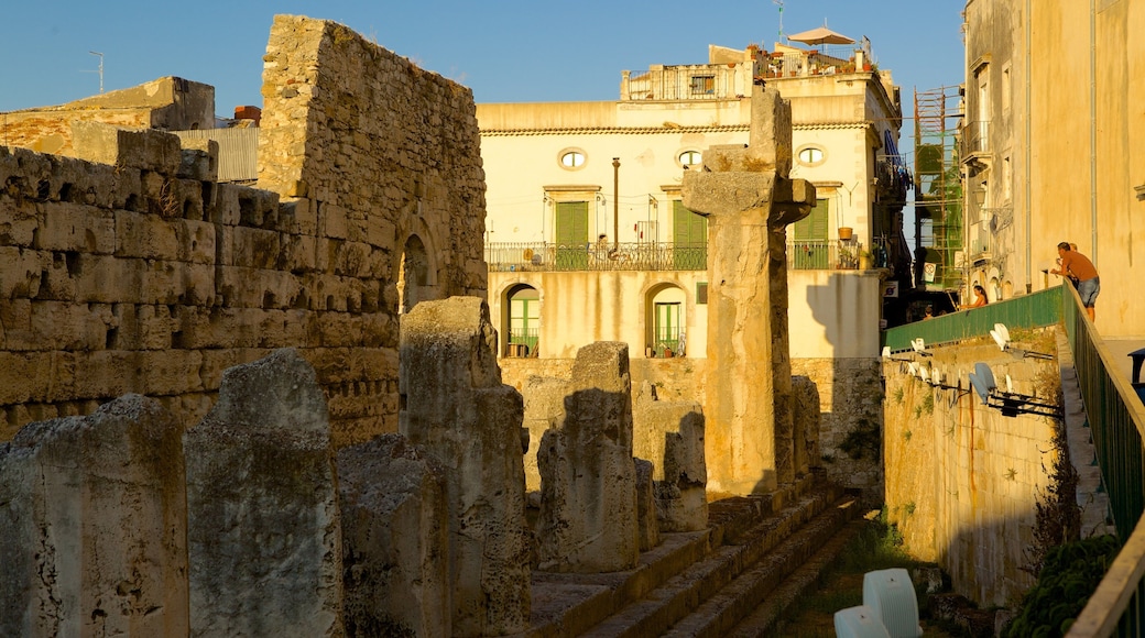 Temple of Apollo featuring a ruin and heritage elements