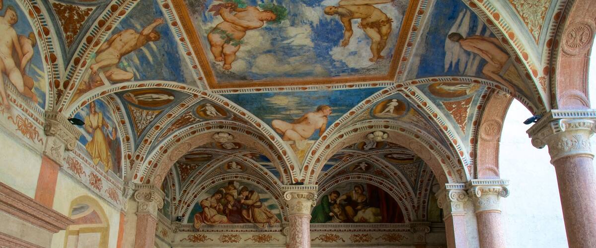 Castello del Buonconsiglio showing art and religious elements