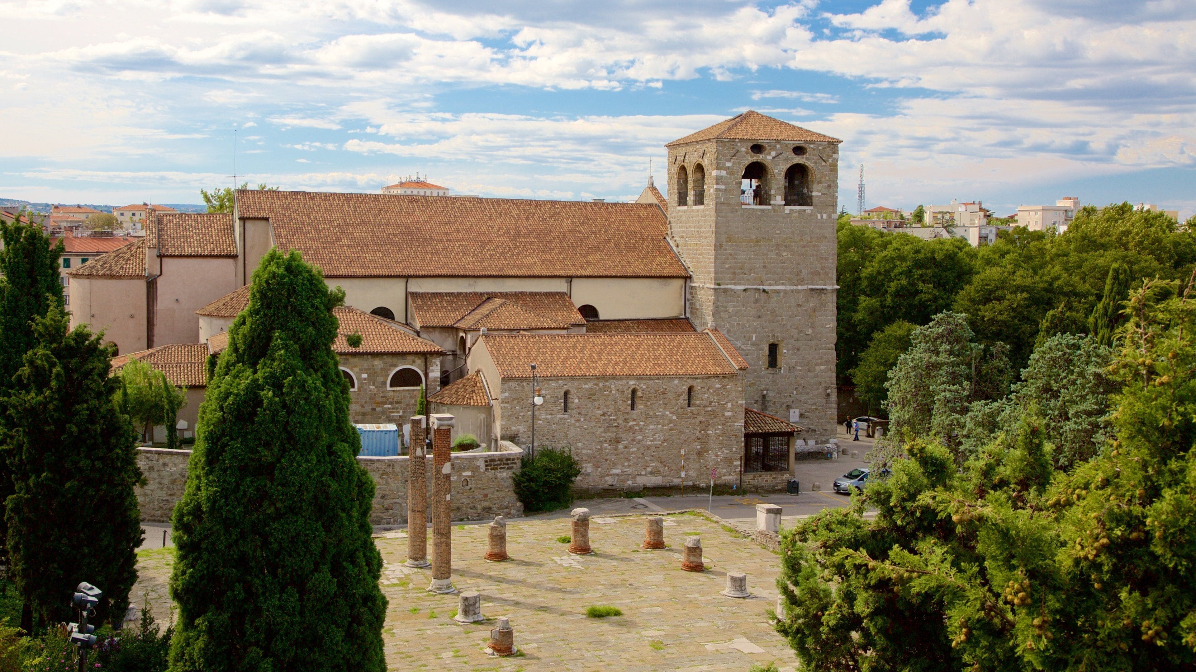 Cathedral of San Giusto featuring a church or cathedral