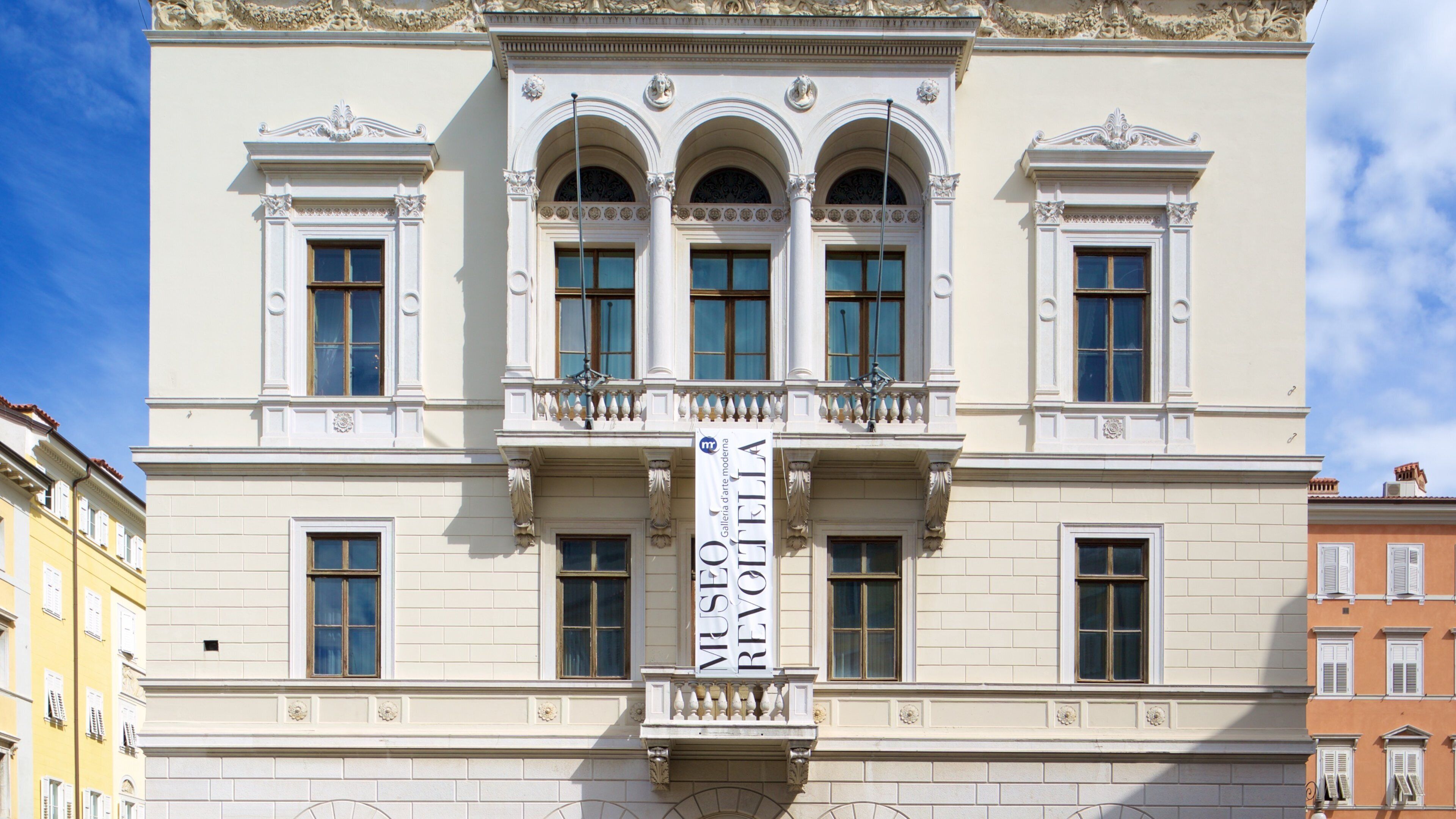 Museo Revoltella which includes heritage architecture and signage