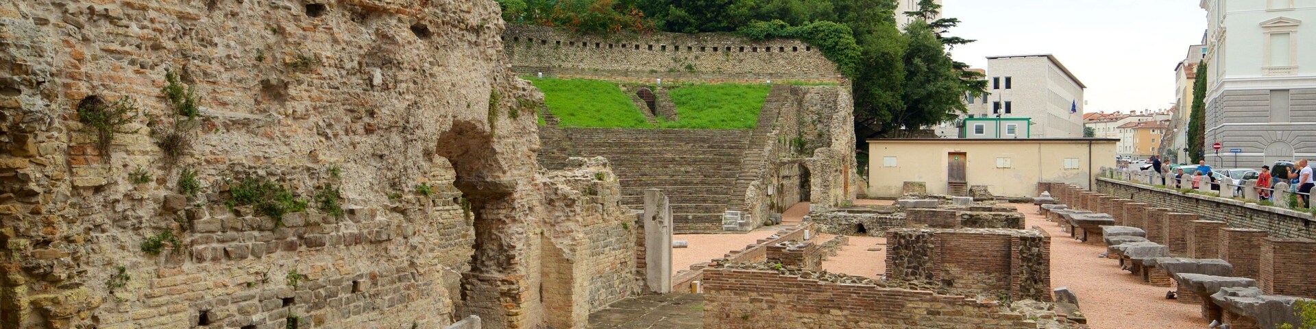 Roman Theatre which includes building ruins