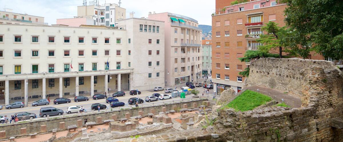 Roman Theatre which includes building ruins