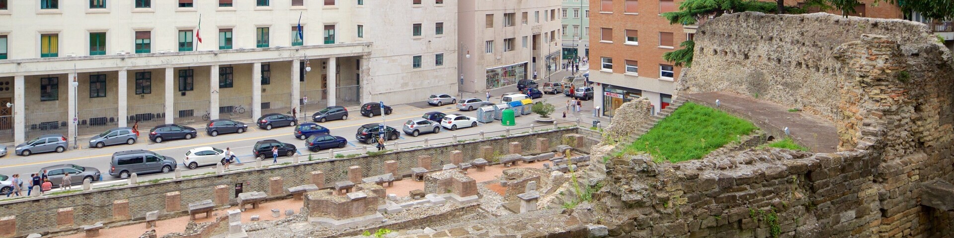 Roman Theatre which includes building ruins