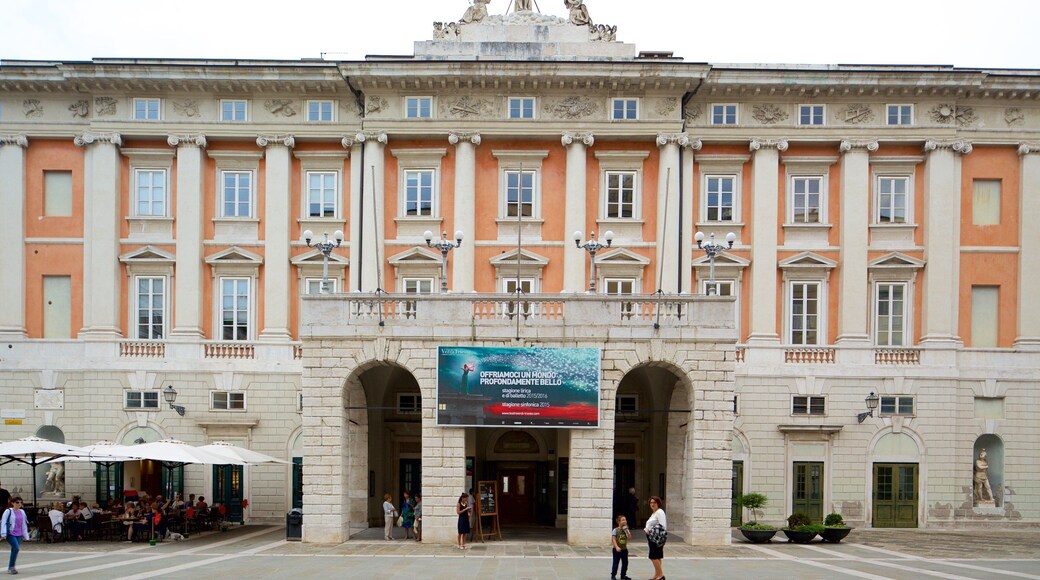 Teatro Lirico Giuseppe Verdi showing heritage architecture and a square or plaza