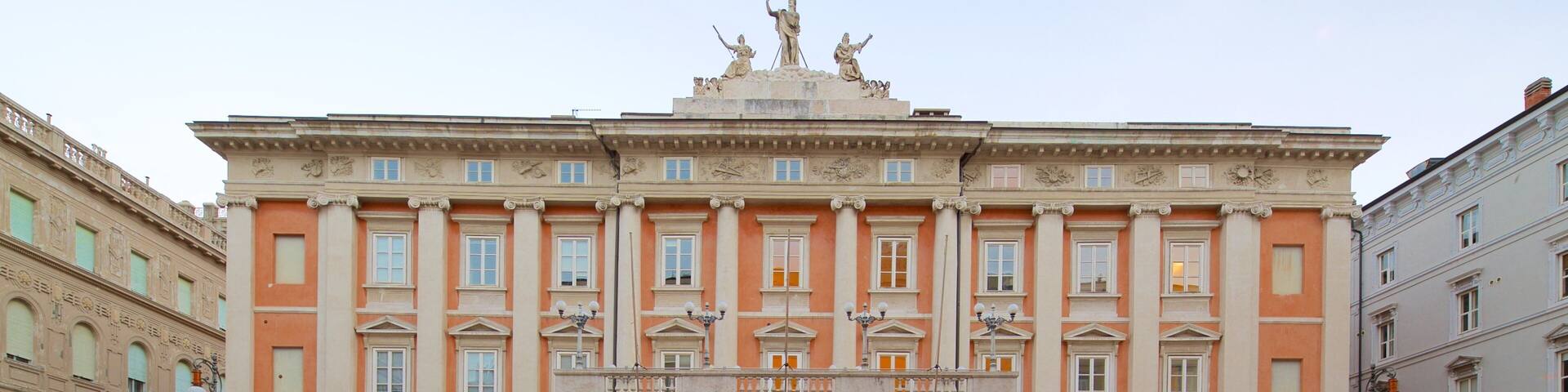 Teatro Lirico Giuseppe Verdi featuring a square or plaza and heritage architecture