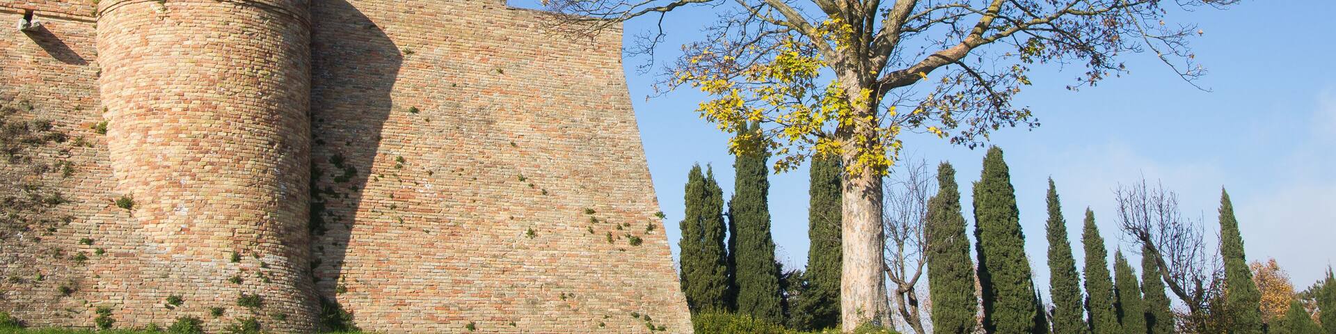 Photo of Albornoz Castle, Urbino - Italy.
