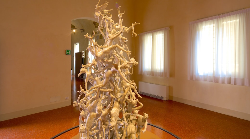 Gallerie di Palazzo Leoni Montanari som viser kunst og interiør