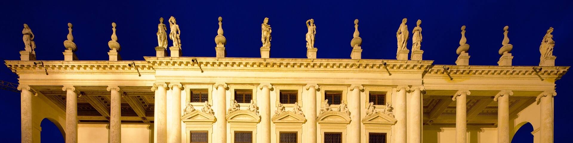 Palazzo Chiericati which includes heritage architecture, a castle and night scenes