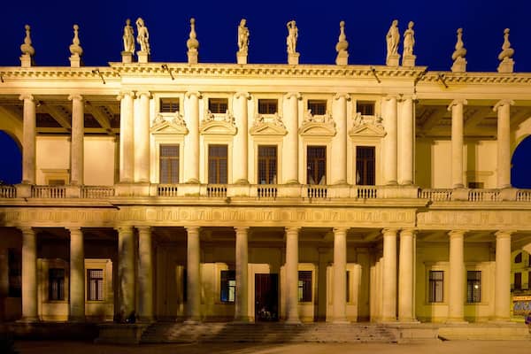 Palazzo Chiericati which includes heritage architecture, a castle and night scenes